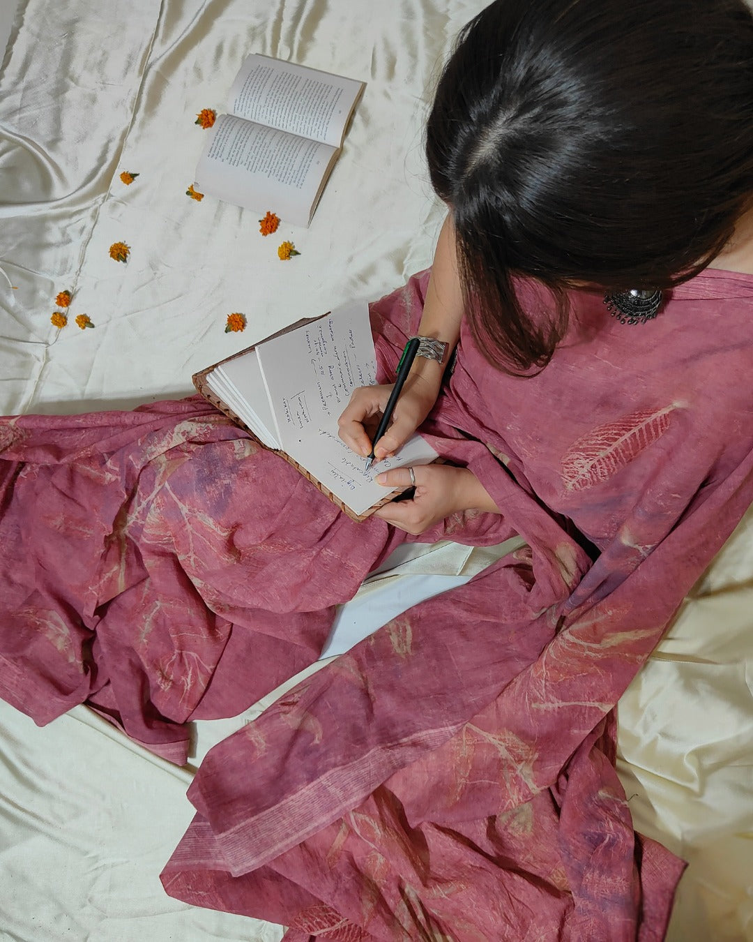 Ecoprinted Sarees