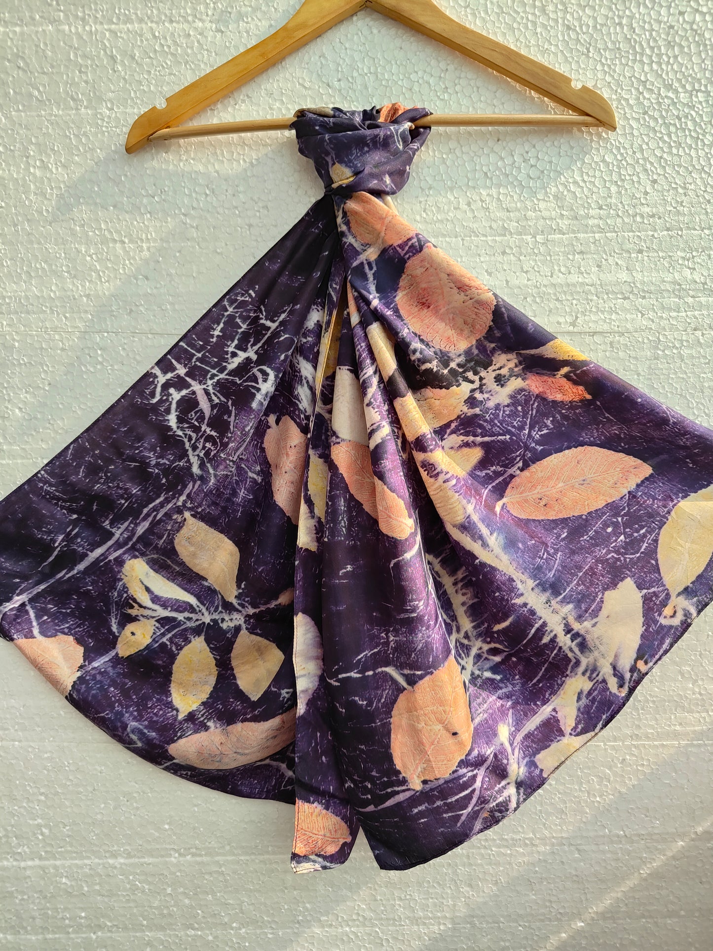 Wisteria Grace Pure Silk Scarf
