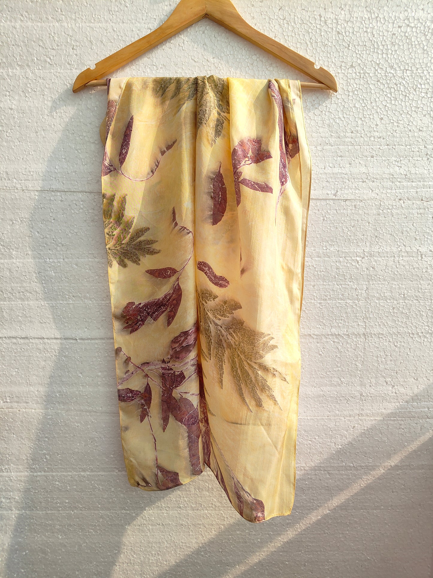 Daffodil Gleam Pure Silk Scarf