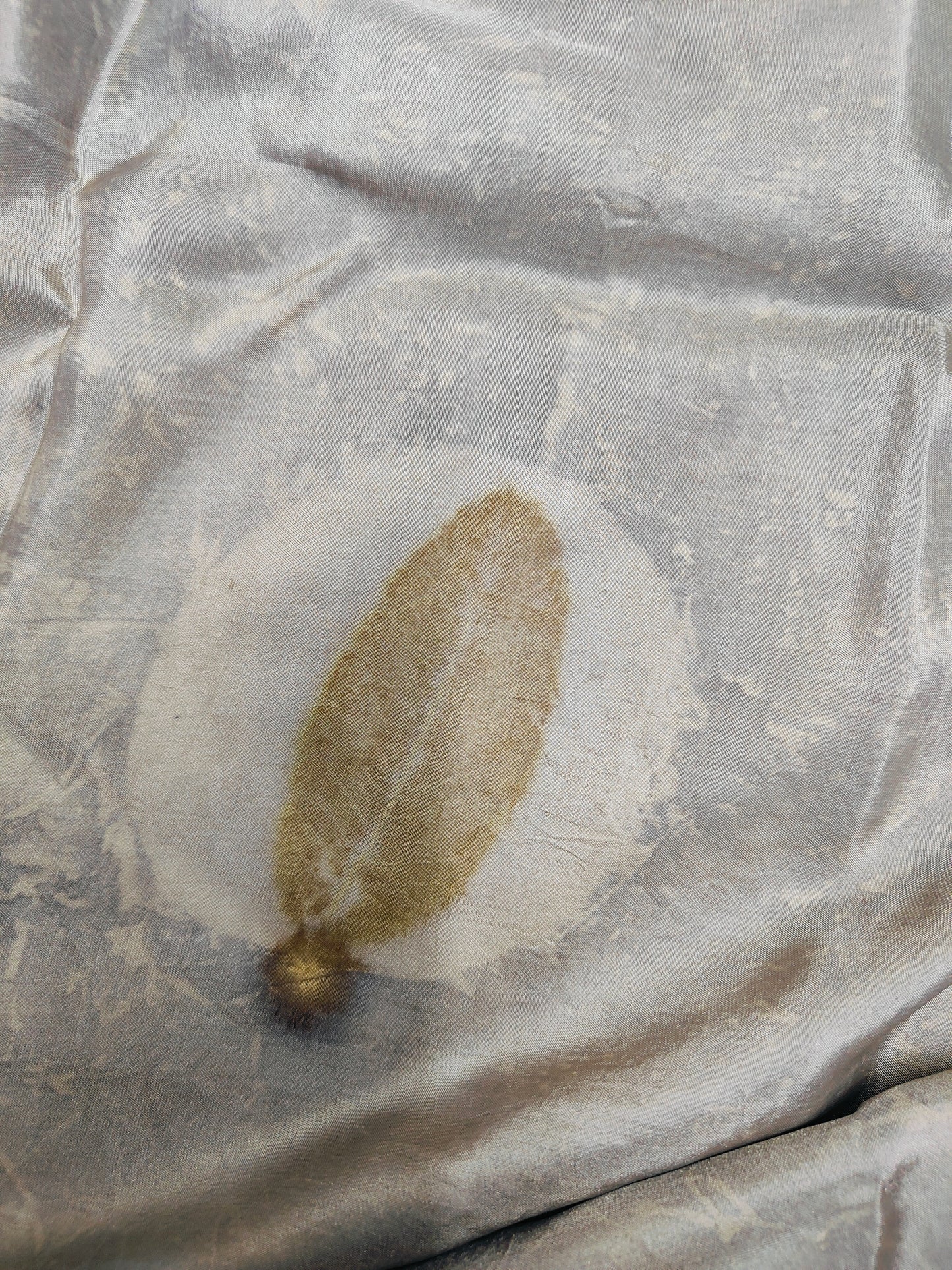 Graphite Gleam Pure Silk Fabric
