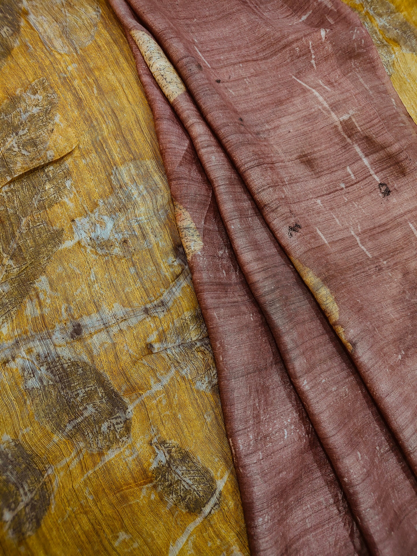 Sandstone Drape Matka Silk Saree