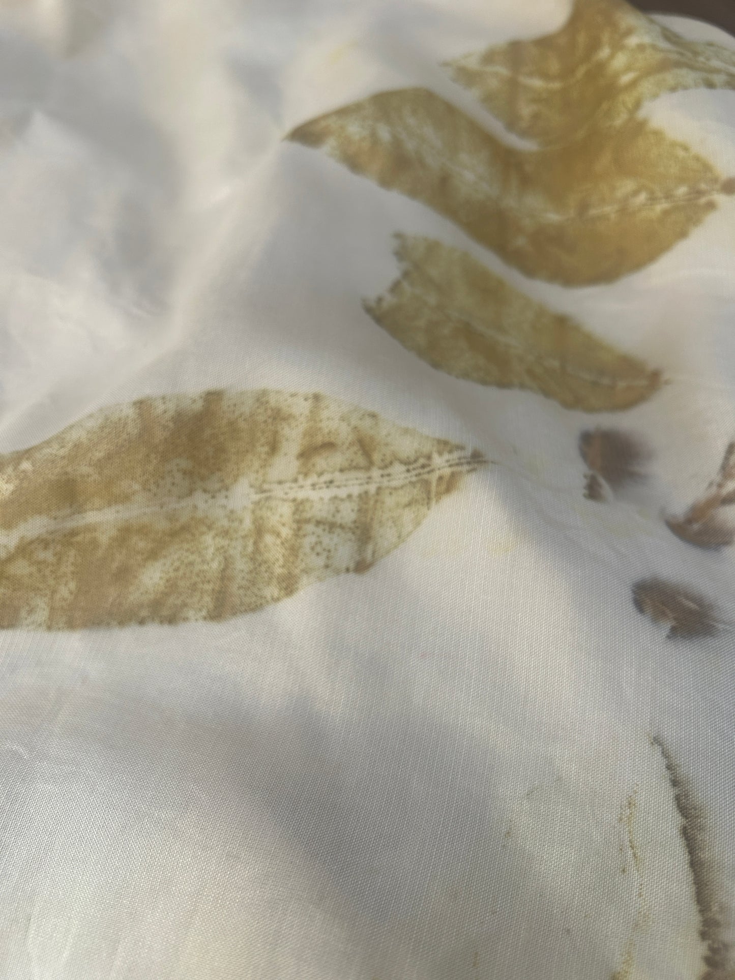 Garden Haze Handspun Pure Silk Fabric