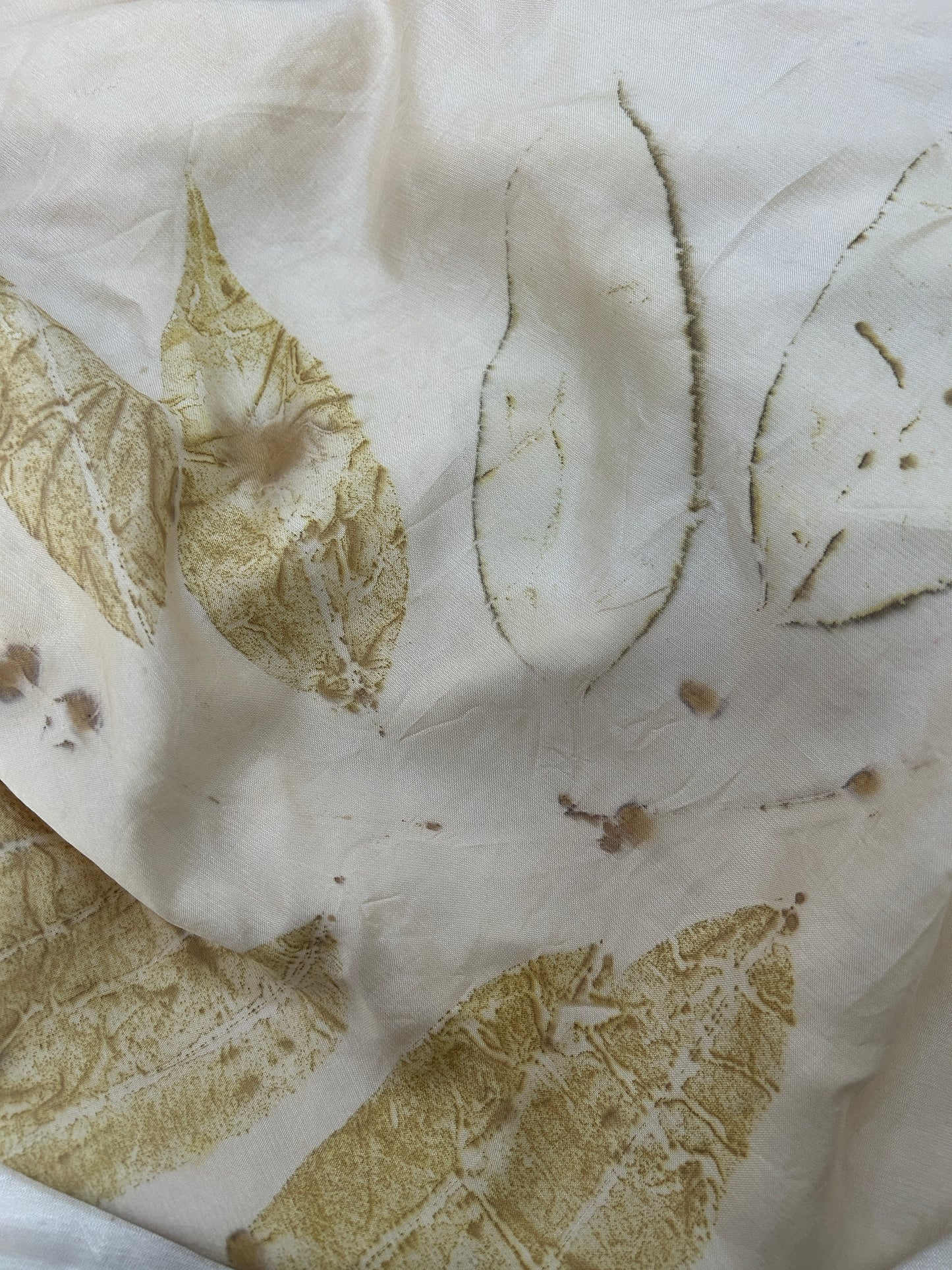 Garden Haze Handspun Pure Silk Fabric