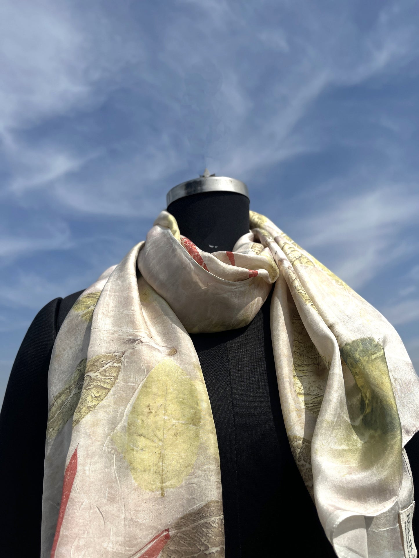Dahlia Delight Silk Scarf