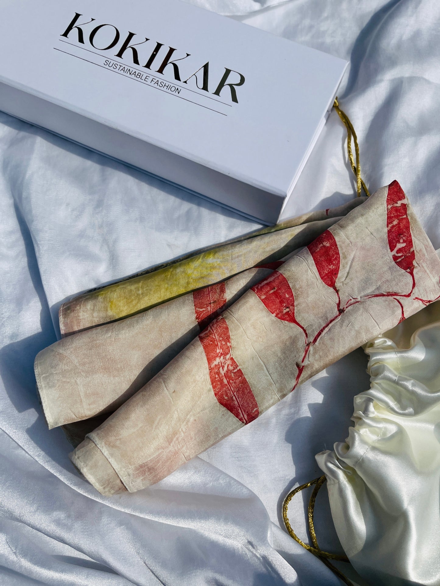 Dahlia Delight Silk Scarf