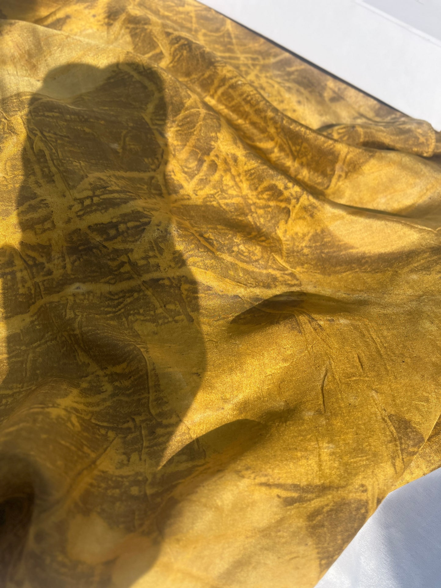 Daffodil Sheen Pure Silk Scarf