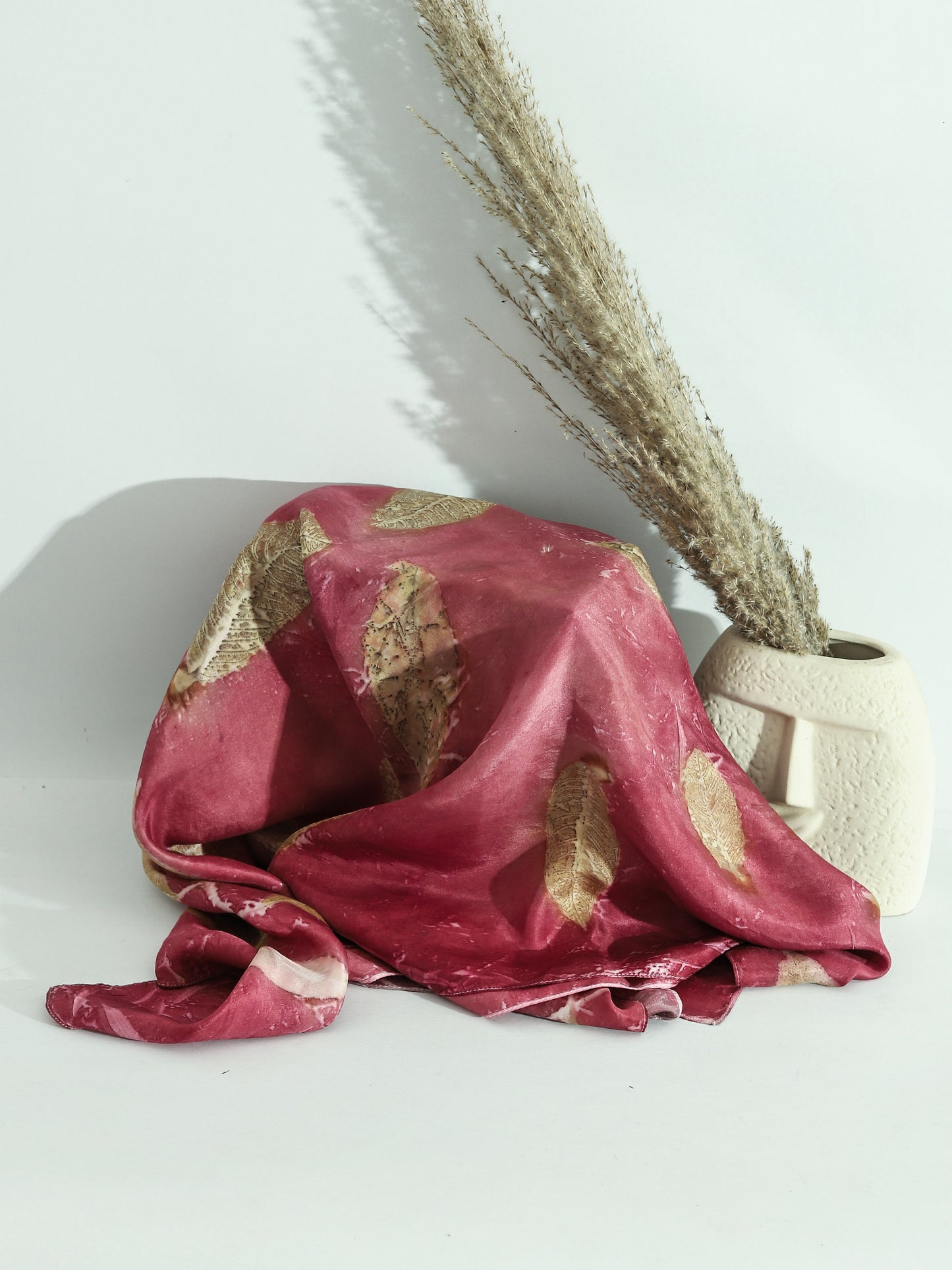 Sakura Drift Silk Scarf