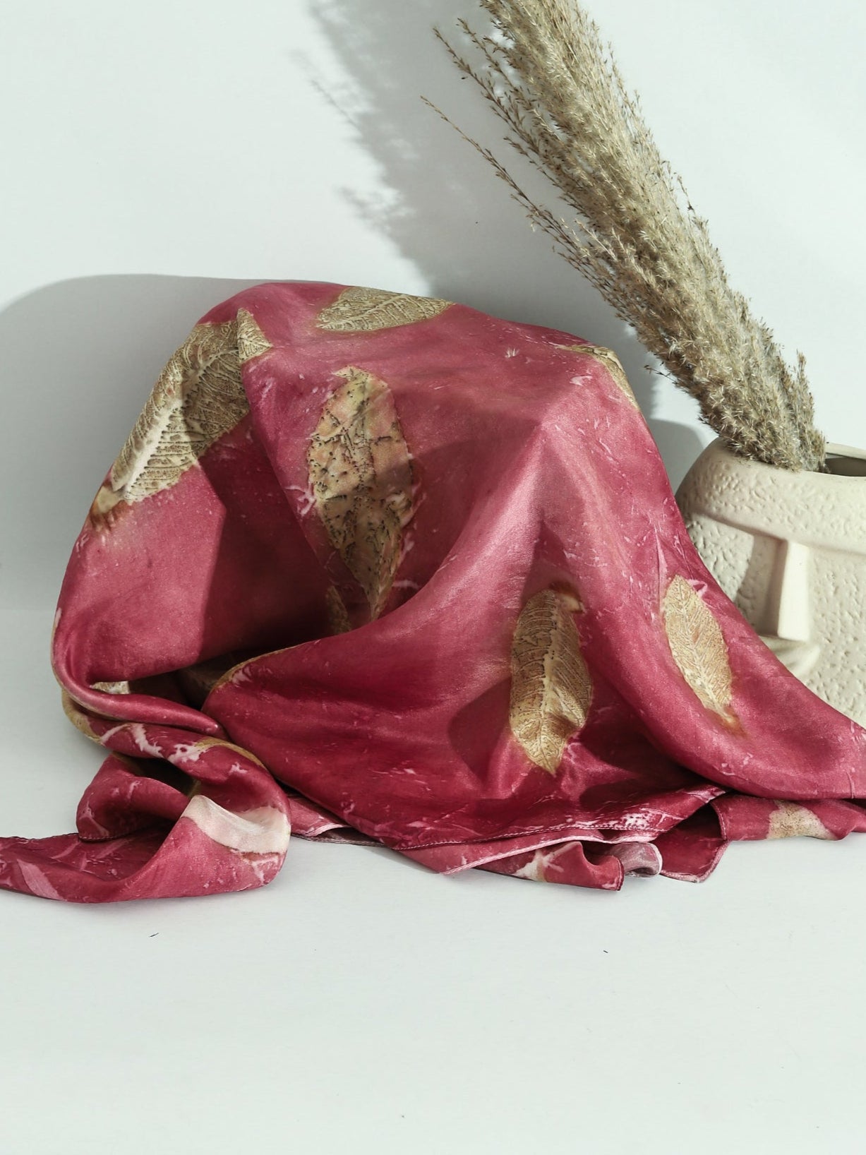 Sakura Drift Silk Scarf