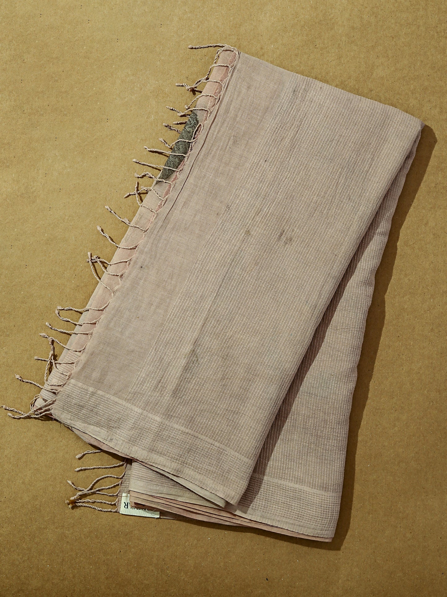 Fern Threaded Veil Mulmul Cotton Saree