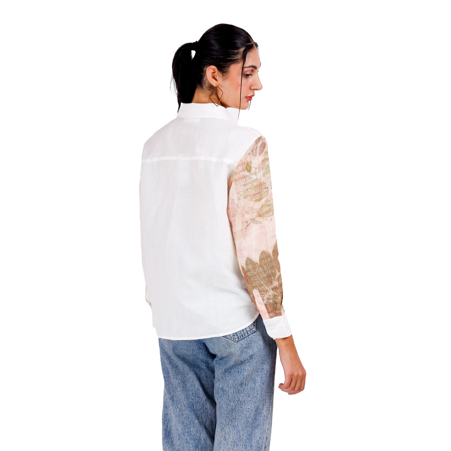 Half Leaf Harmony Printed Shirt