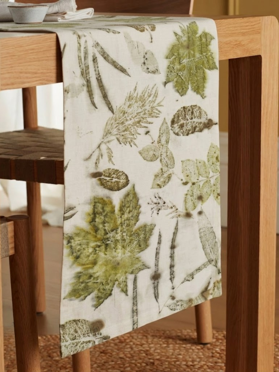 Eco printed Table runners