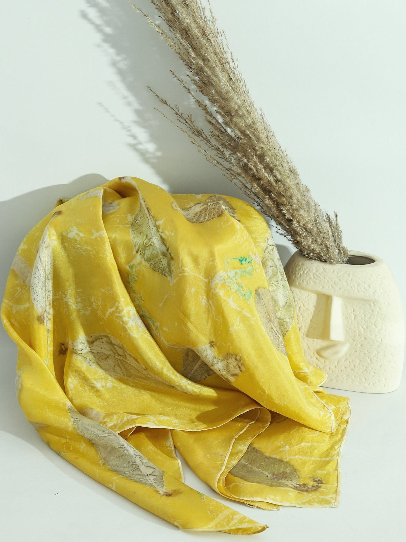 Pure Silk Ecoprinted Scarf