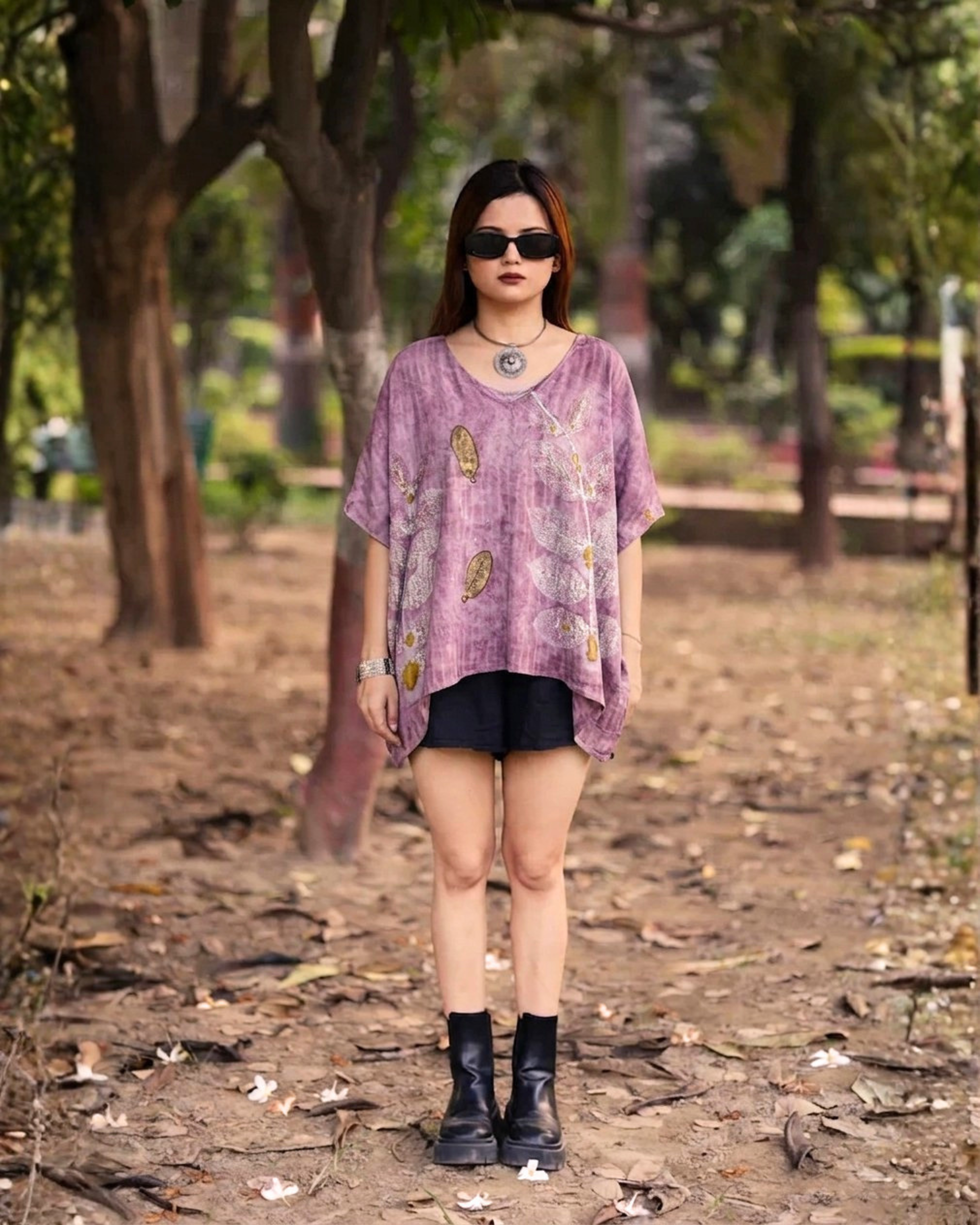 Kaftan Top wearing girl beautiful 