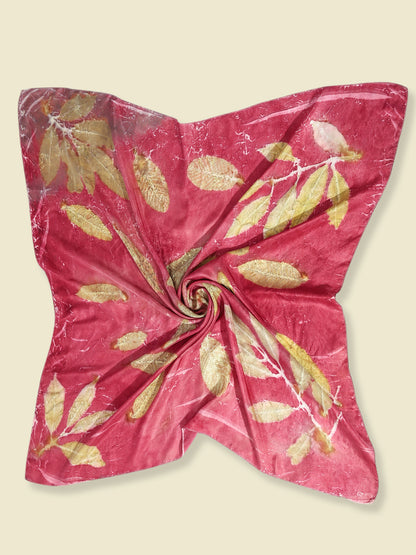 Sakura Drift Silk Scarf