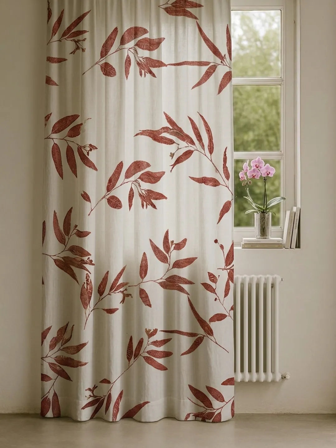 Eucalyptus Ecoprinted Curtain