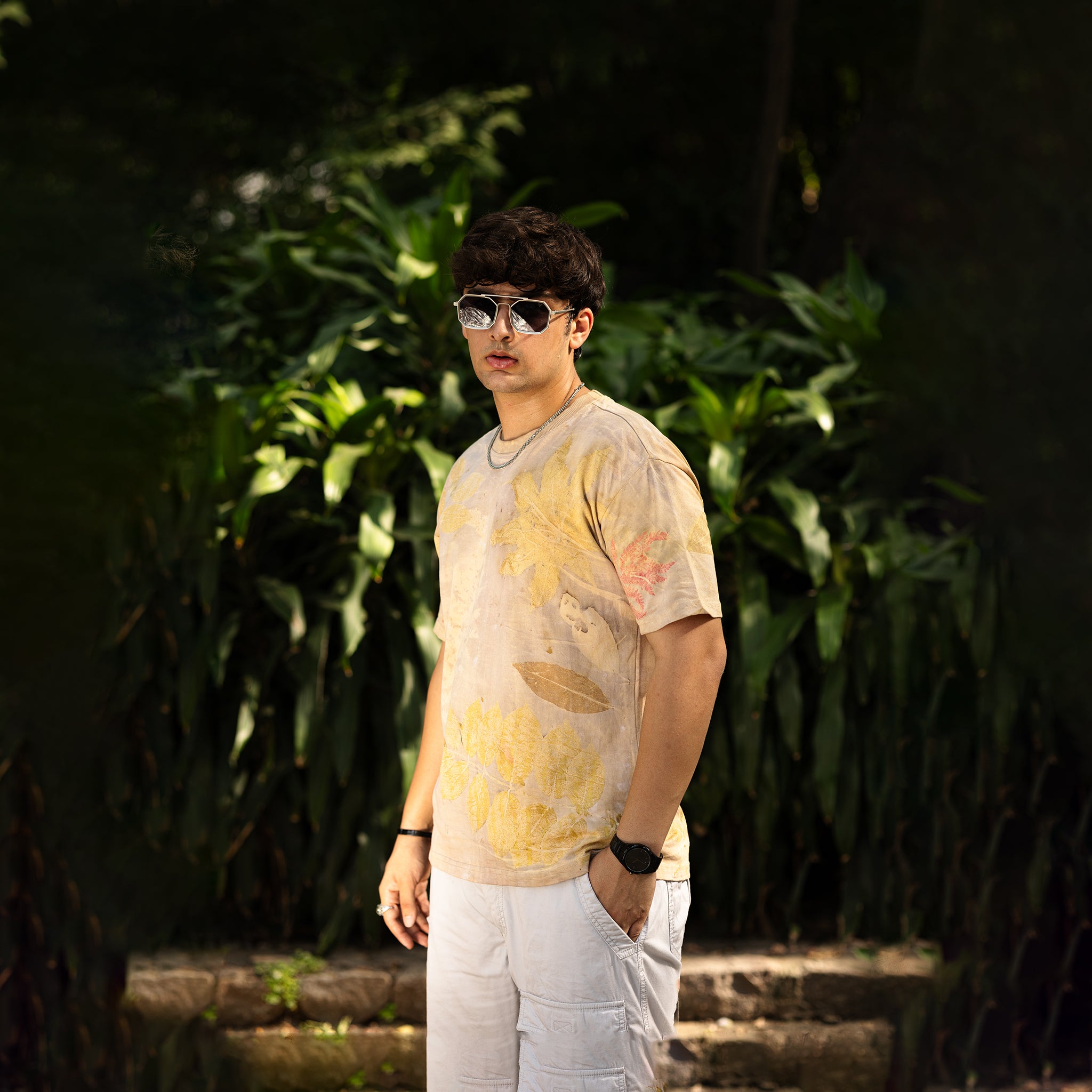 Leafy Elegance College Tee
