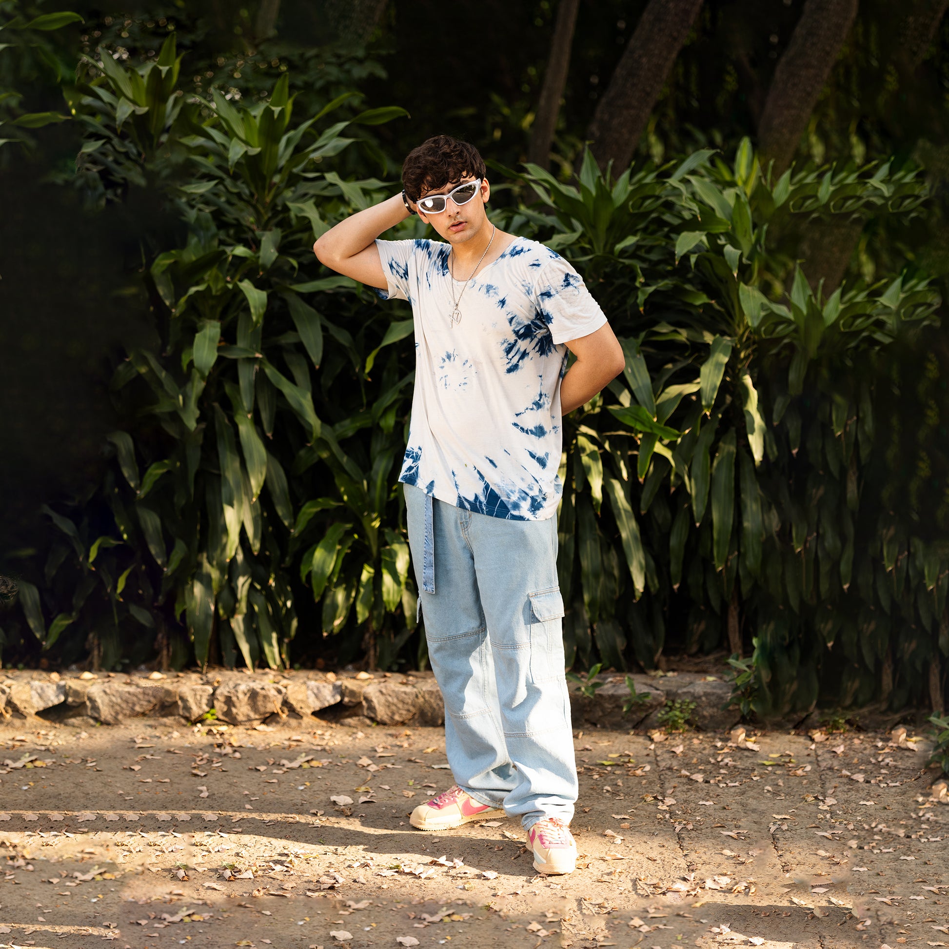 Shibori Serenity College Tee