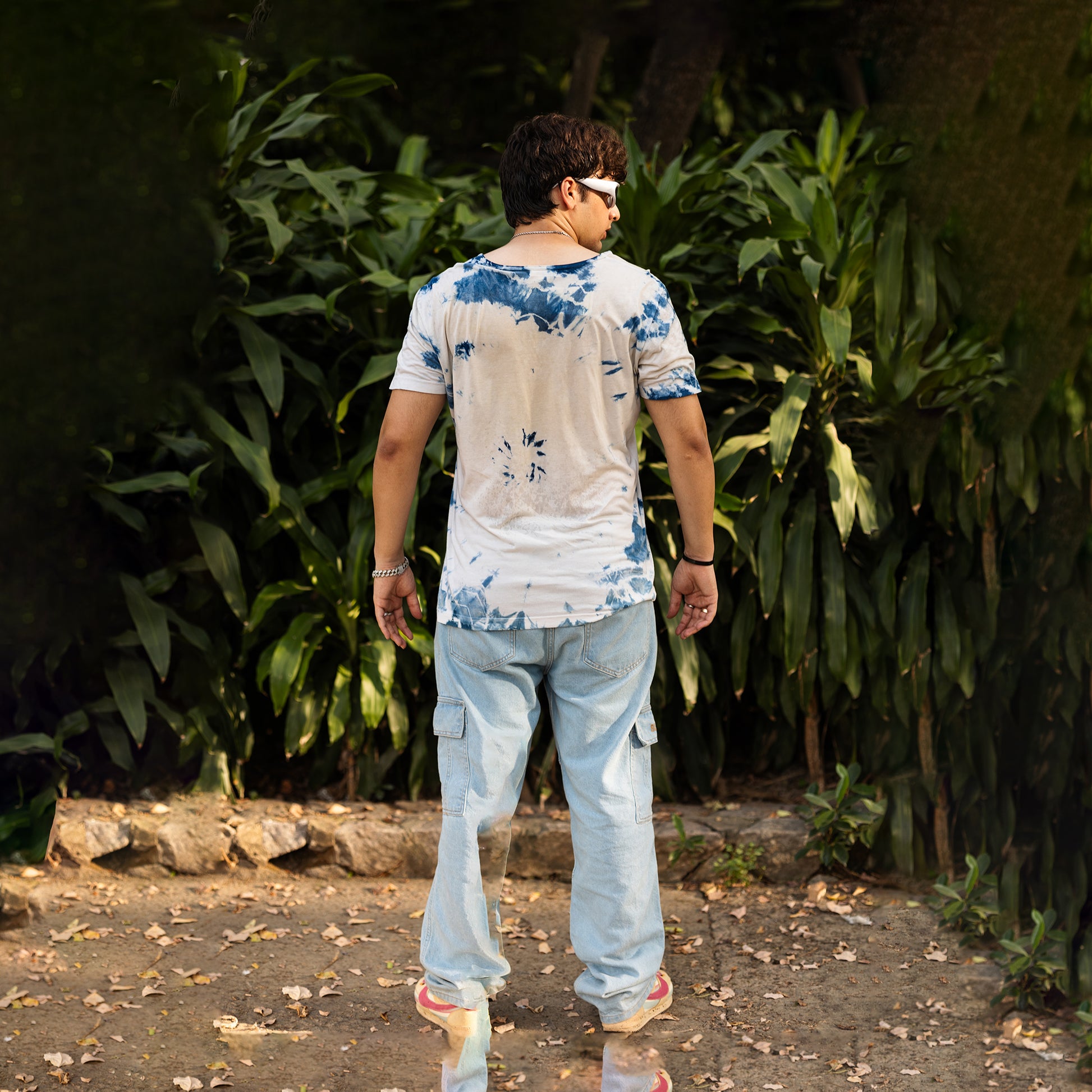 Shibori Serenity College Tee