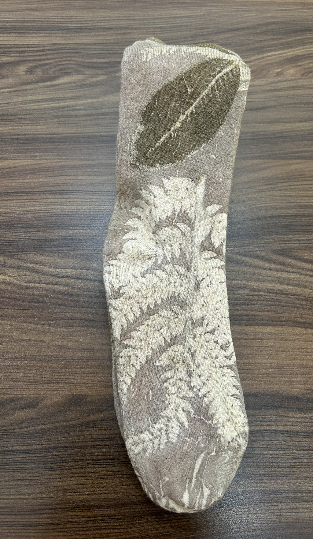 Pumice Light Cotton Leafy Socks