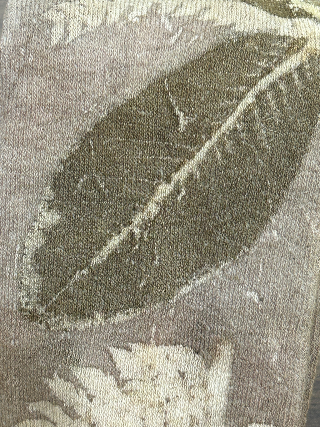 Pumice Light Cotton Leafy Socks