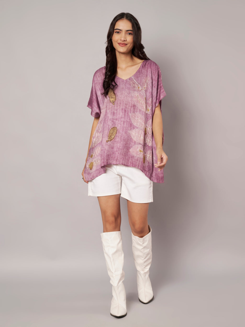 Blush Kaftan Flared Top