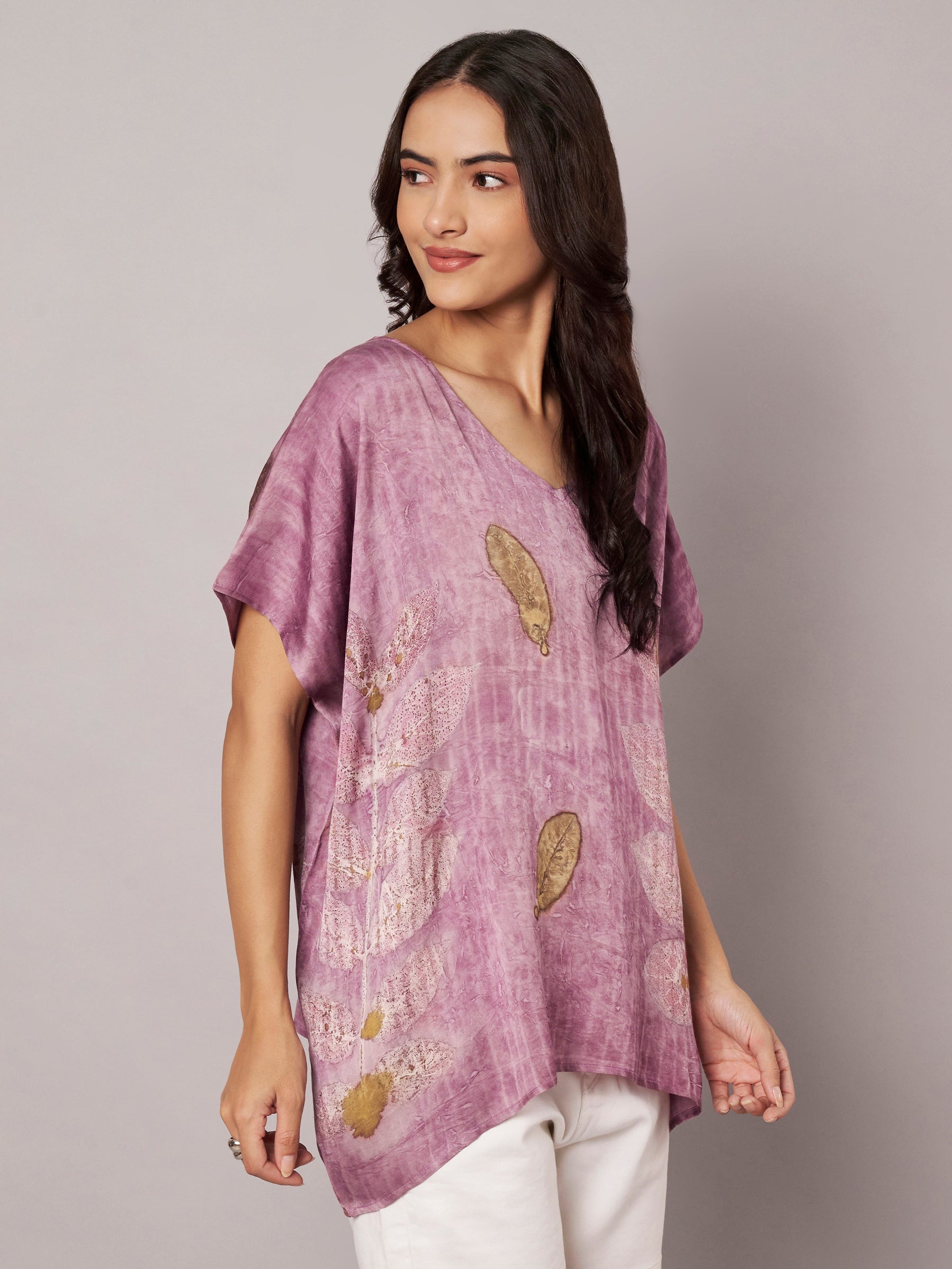 Blush Kaftan Flared Top