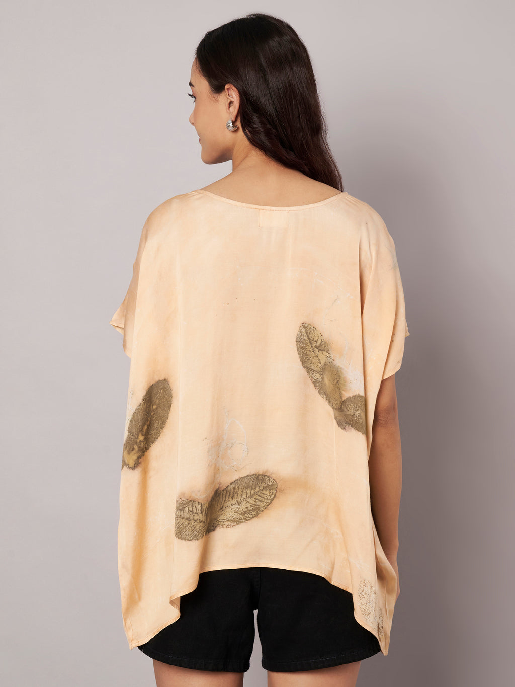 Botanical Kaftan Flared Top