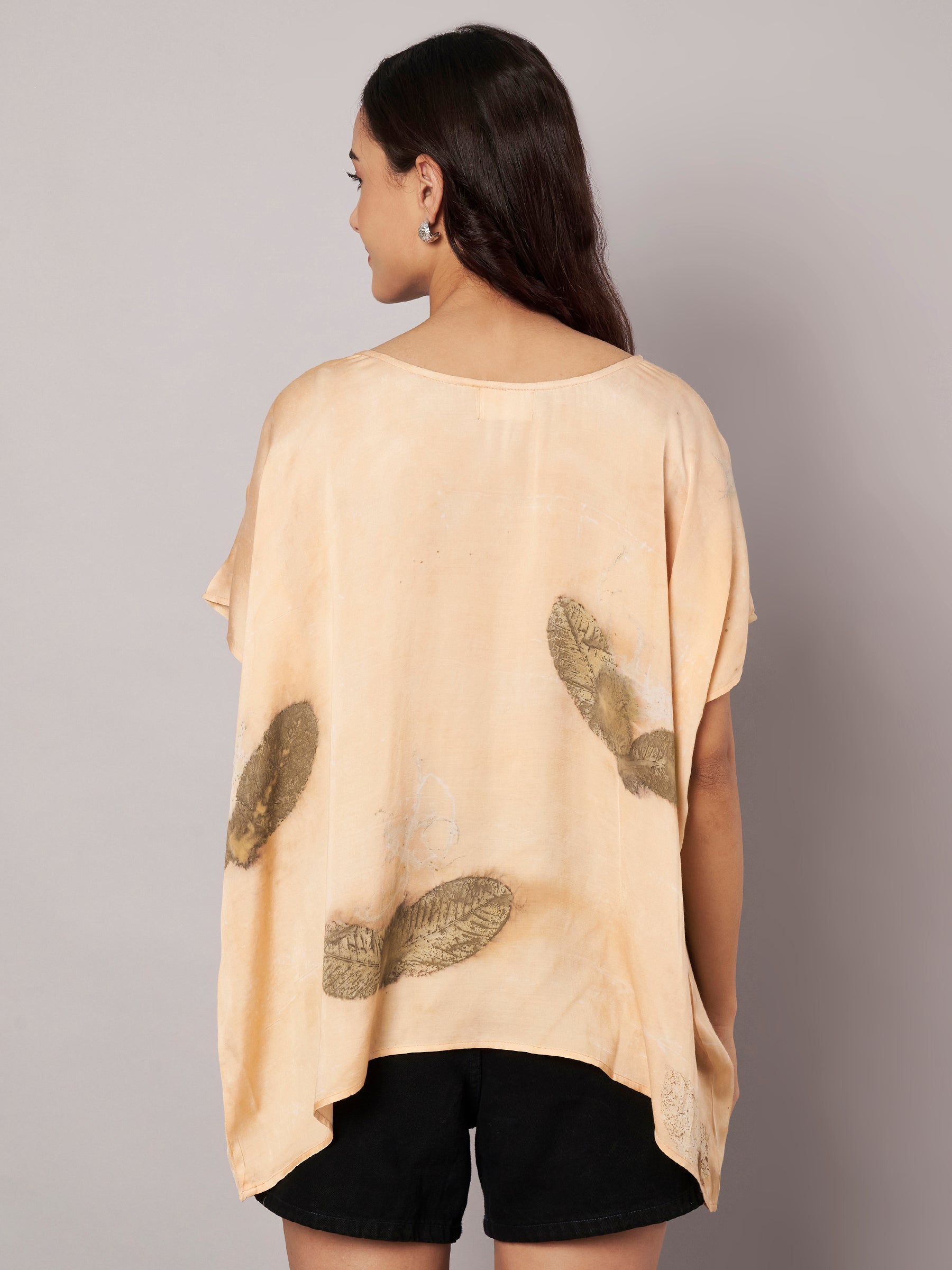 Botanical Kaftan Flared Top