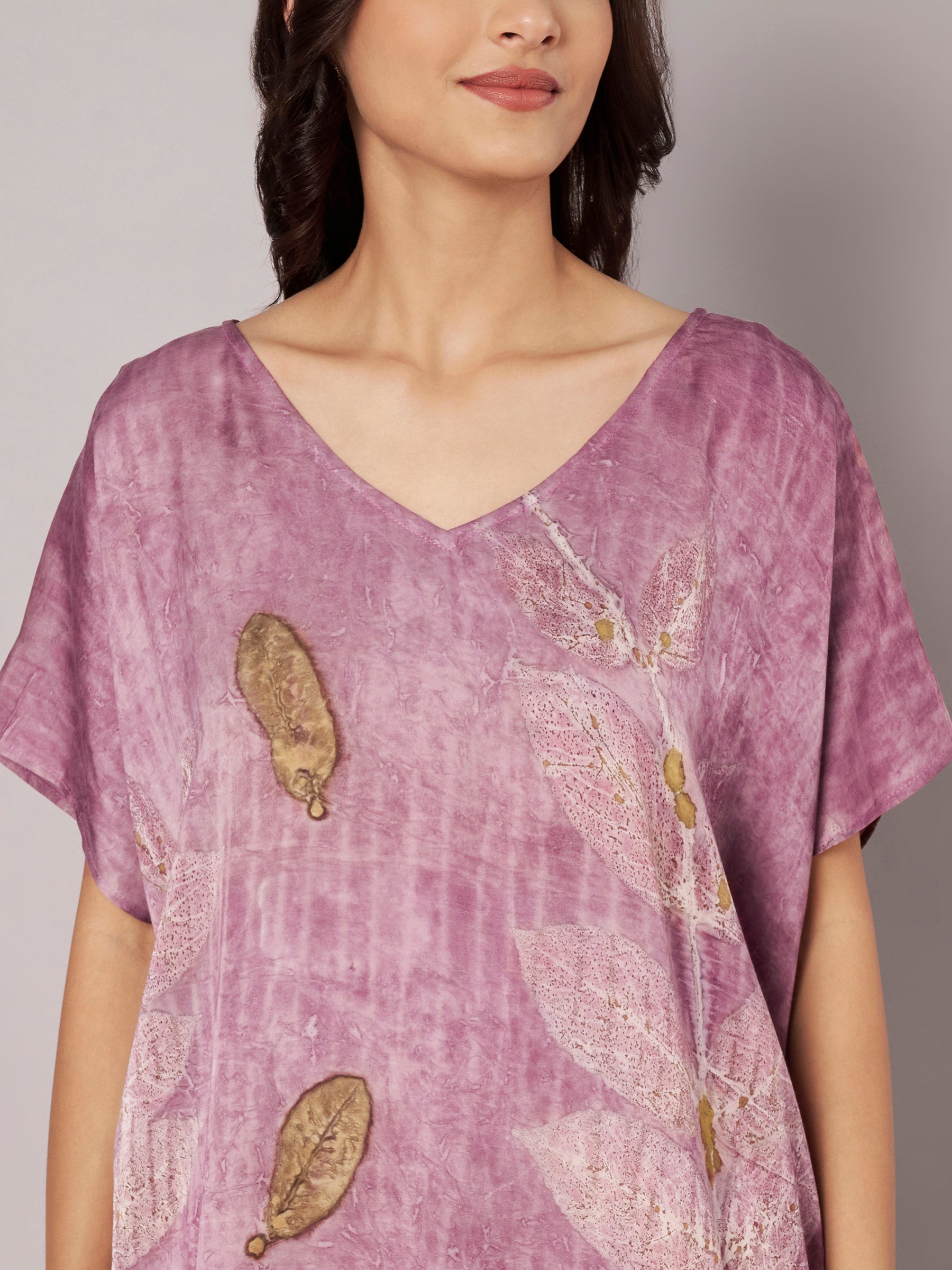 Blush Kaftan Flared Top