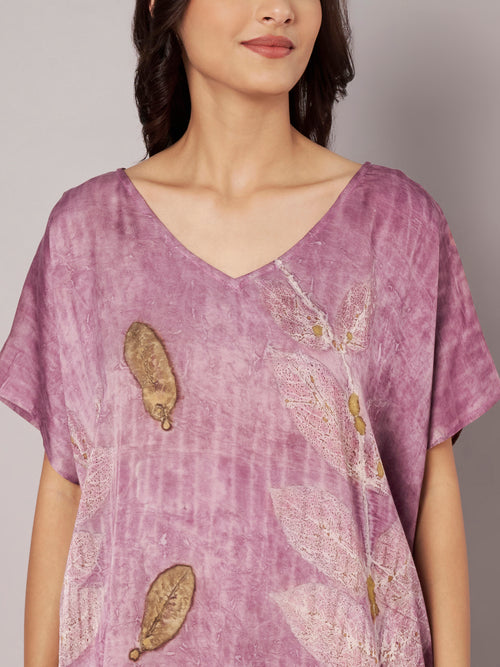 Blush Kaftan Flared Top