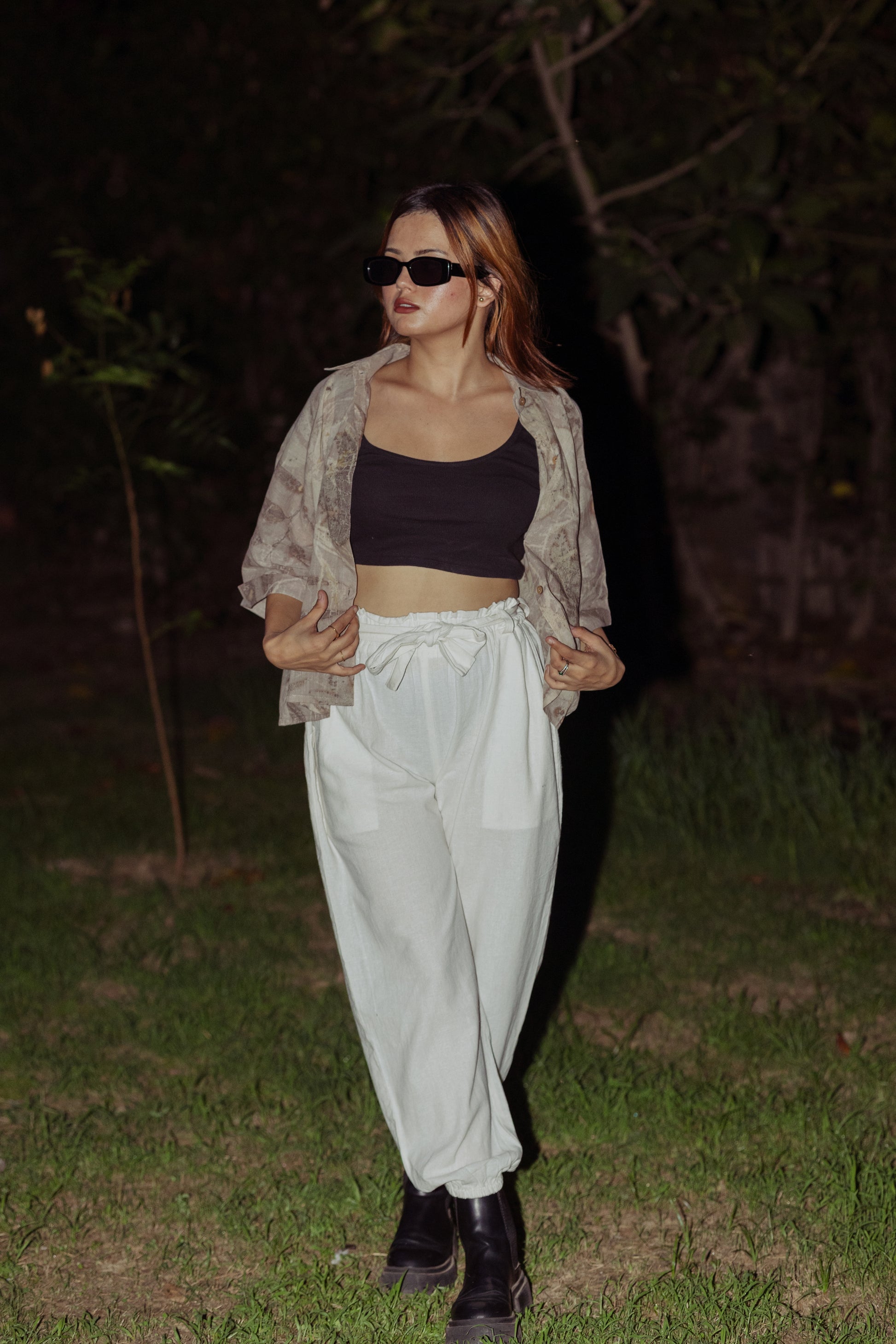 Ecoprinted Basic Shrug Shirt