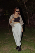 Ecoprinted Basic Shrug Shirt