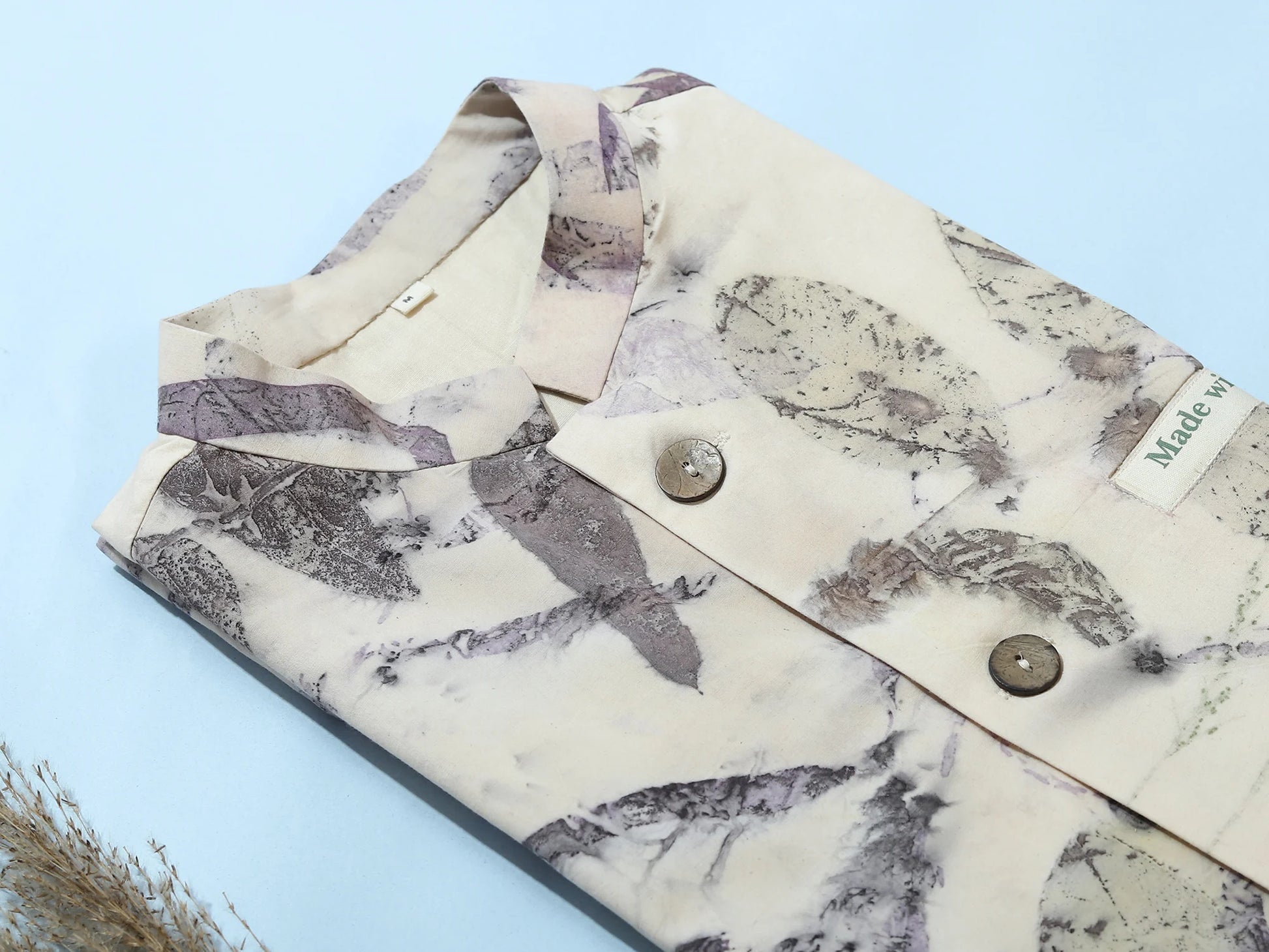 Beige Eucalyptus Waistcoat