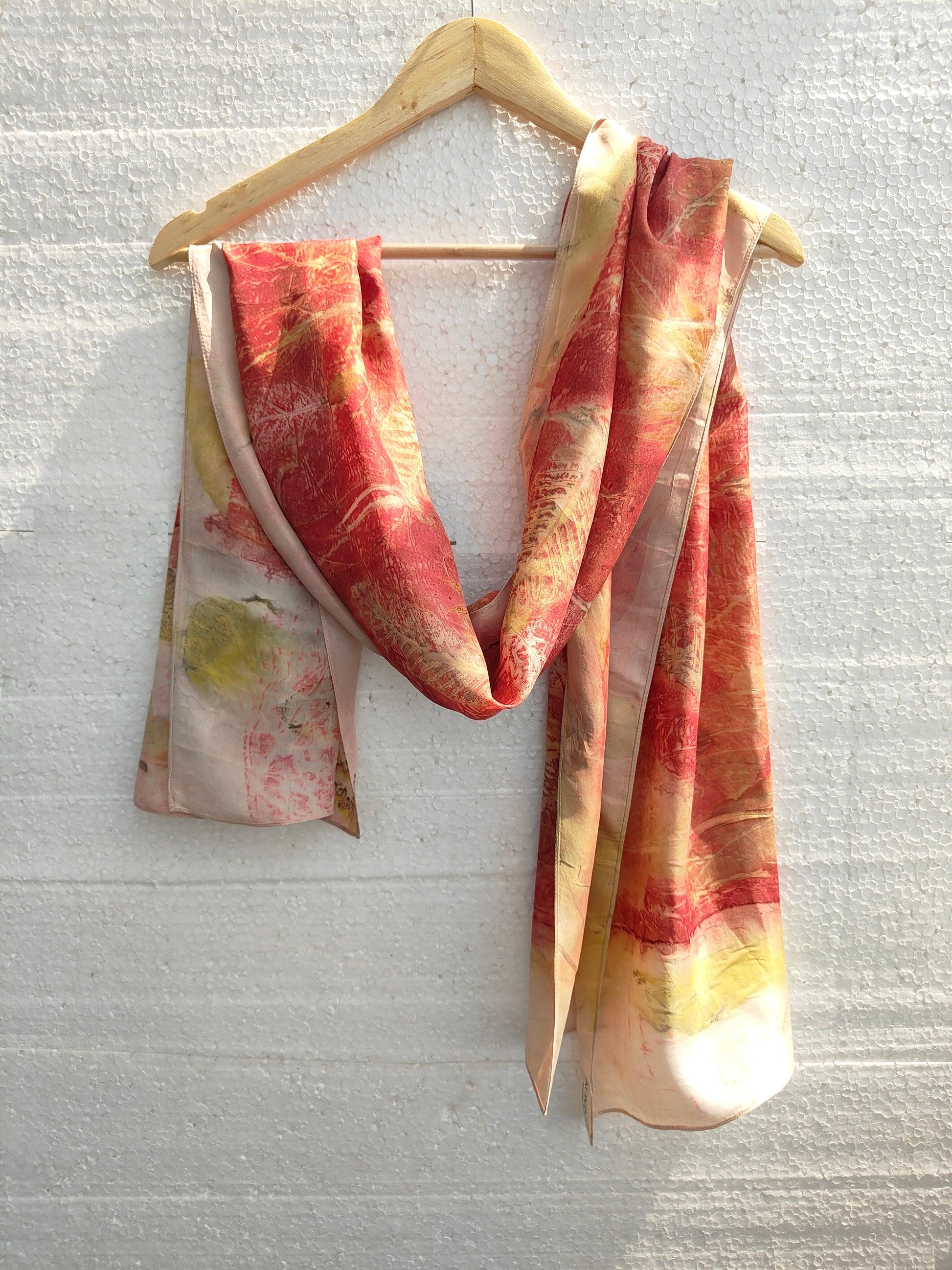 Carnation Charm Pure Silk Scarf
