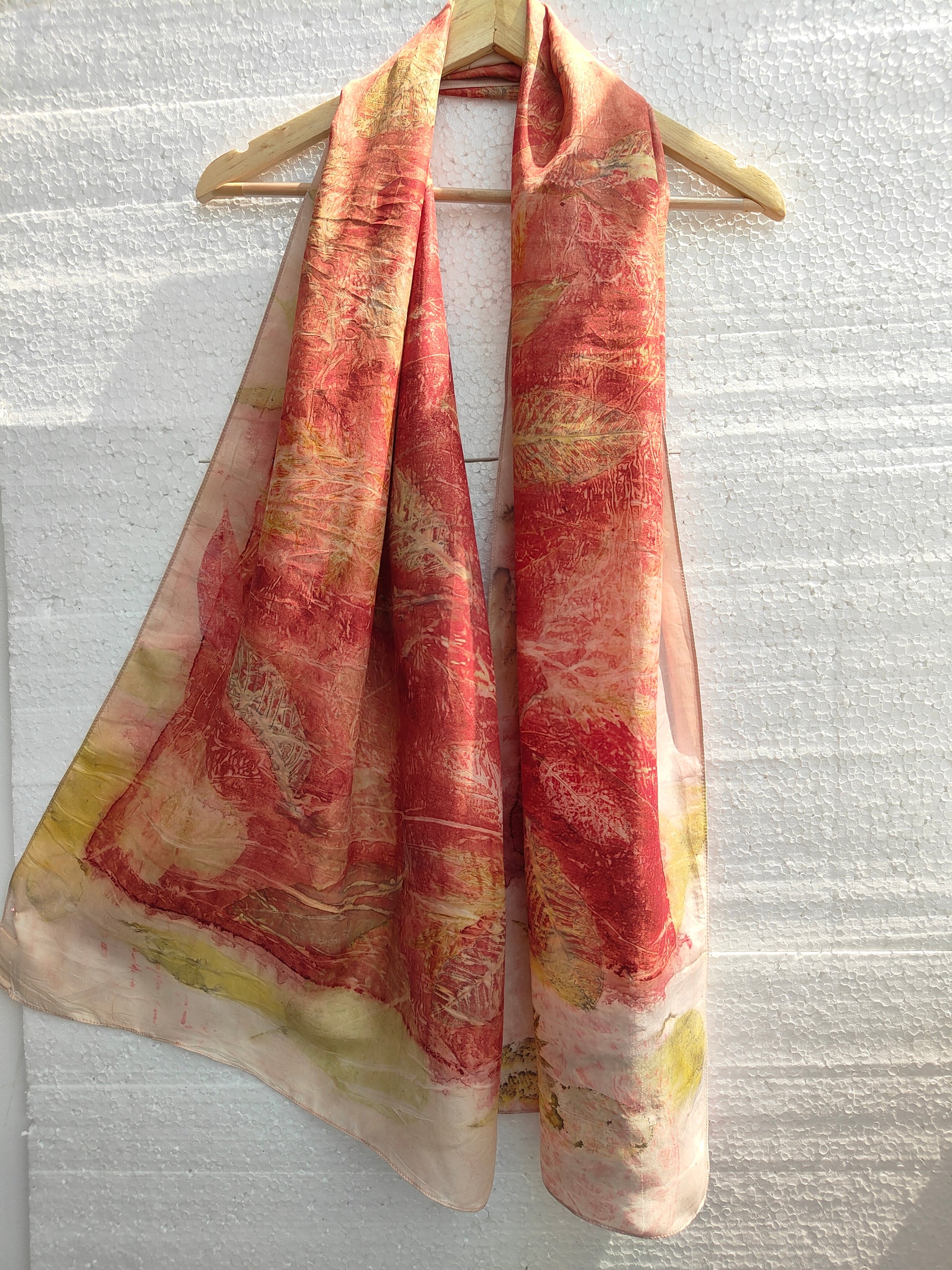 Carnation Charm Pure Silk Scarf