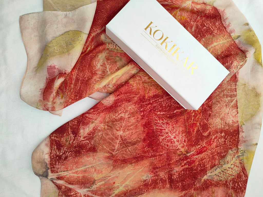 Carnation Charm Pure Silk Scarf
