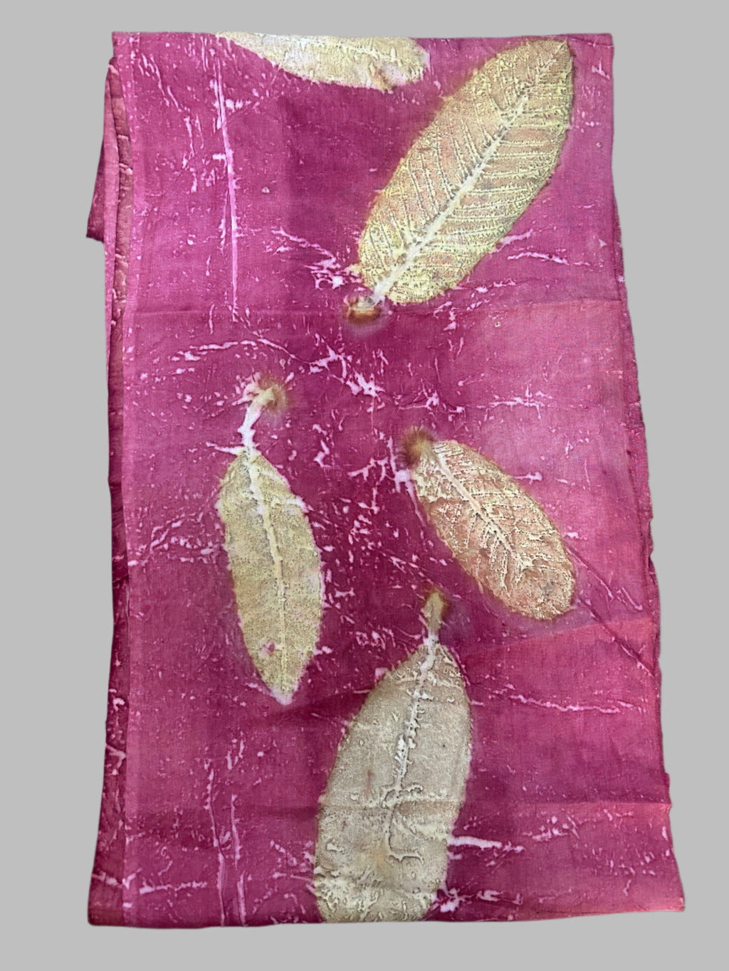 Crimson Grove Pure Silk Fabric