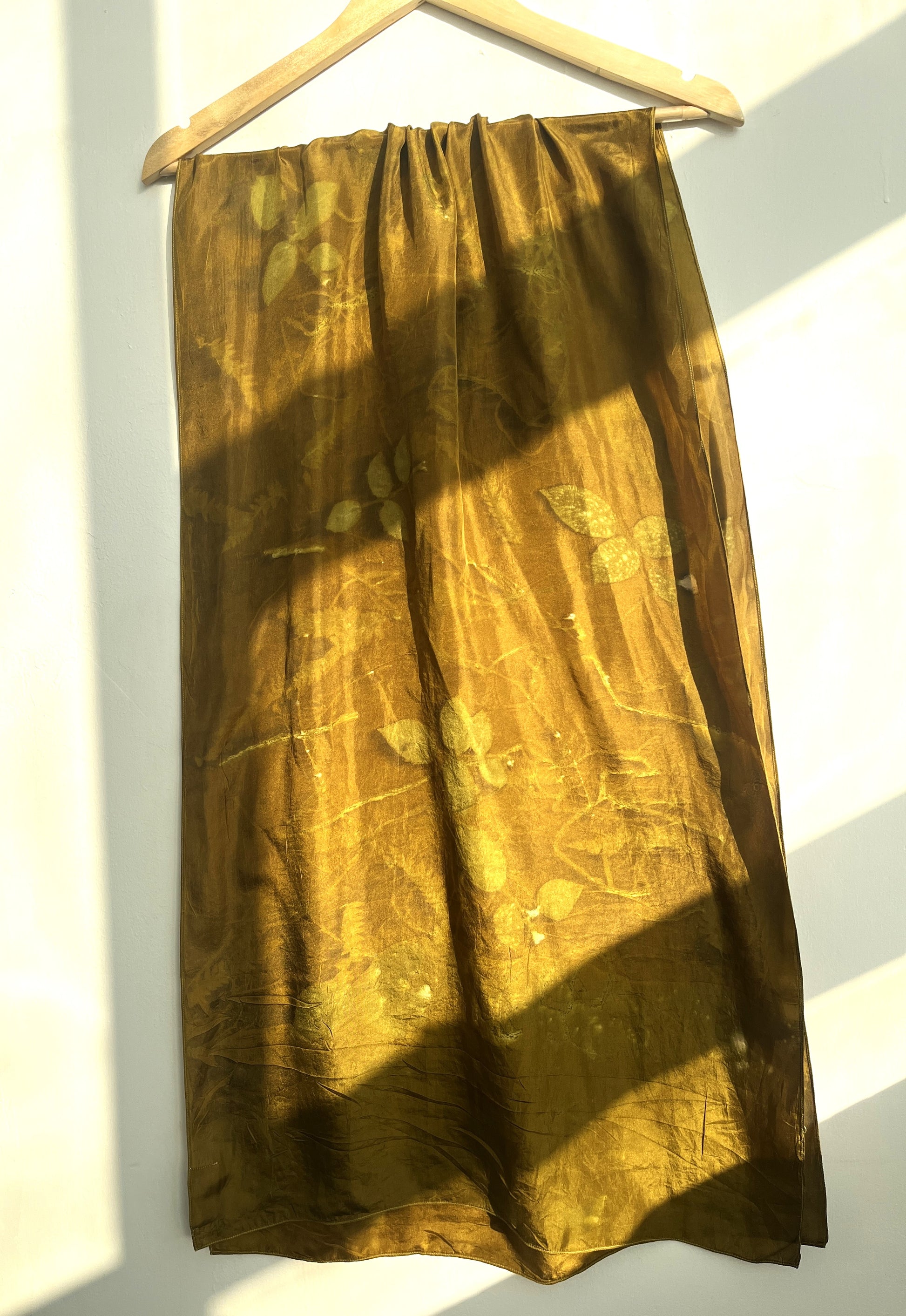 Daffodil Sheen Pure Silk Scarf