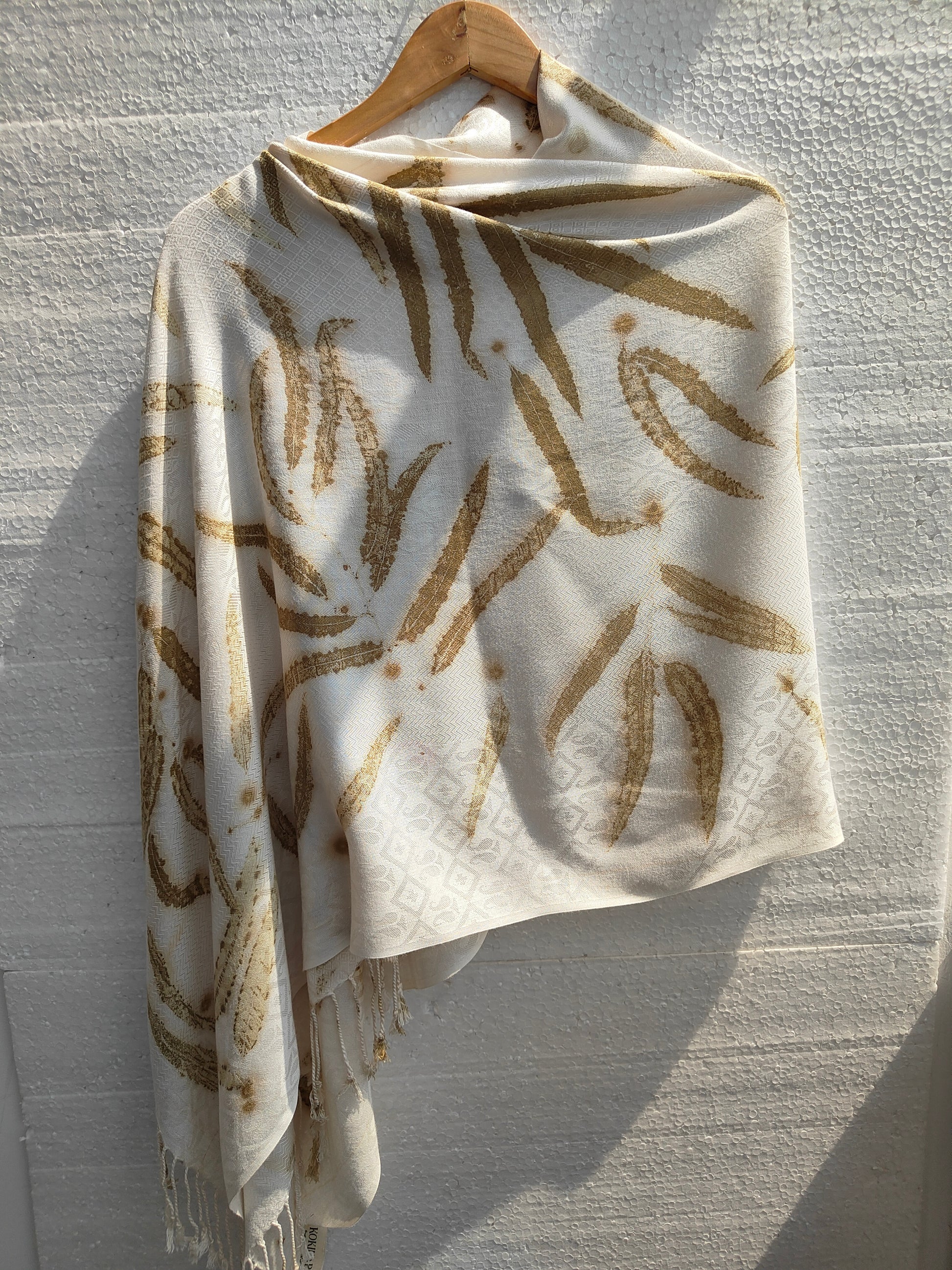 Daisy Dream White Scarf