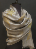 Castor Pashmina blend shawl