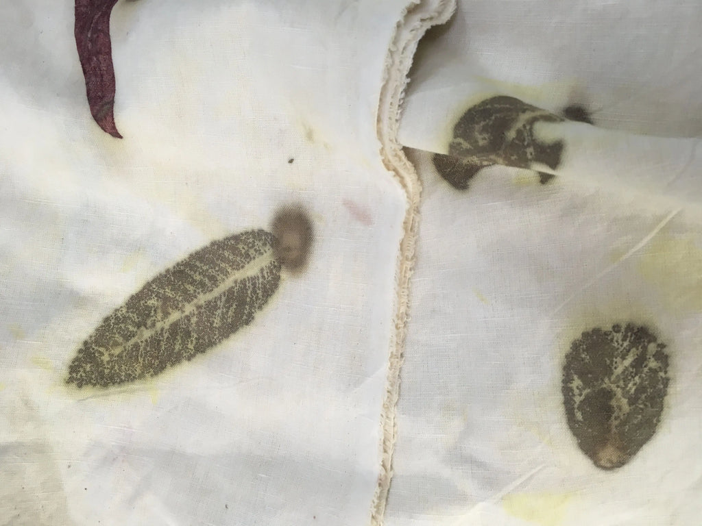 Forest Fade Linen Blend Handmade Fabric