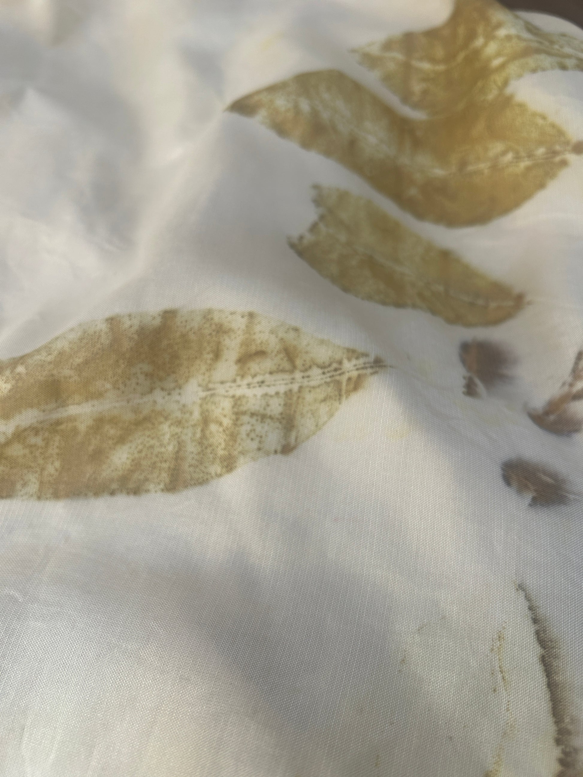 Garden Haze Handspun Pure Silk Fabric