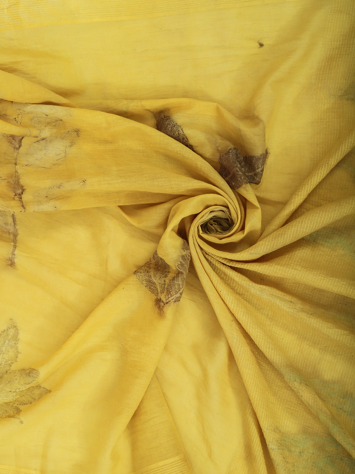 Ginkgo Grace Organic Mulmul Cotton Saree
