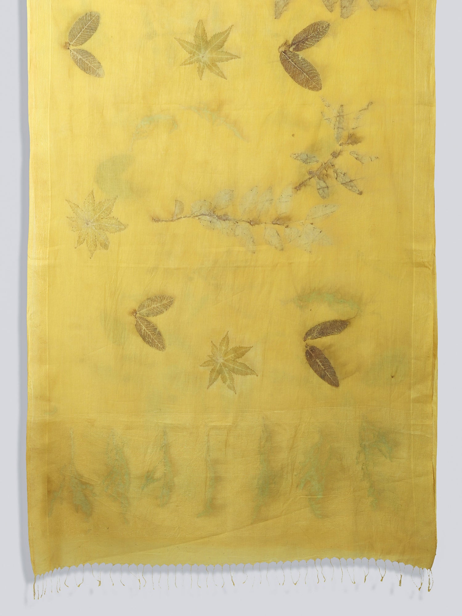 Ginkgo Grace Organic Mulmul Cotton Saree