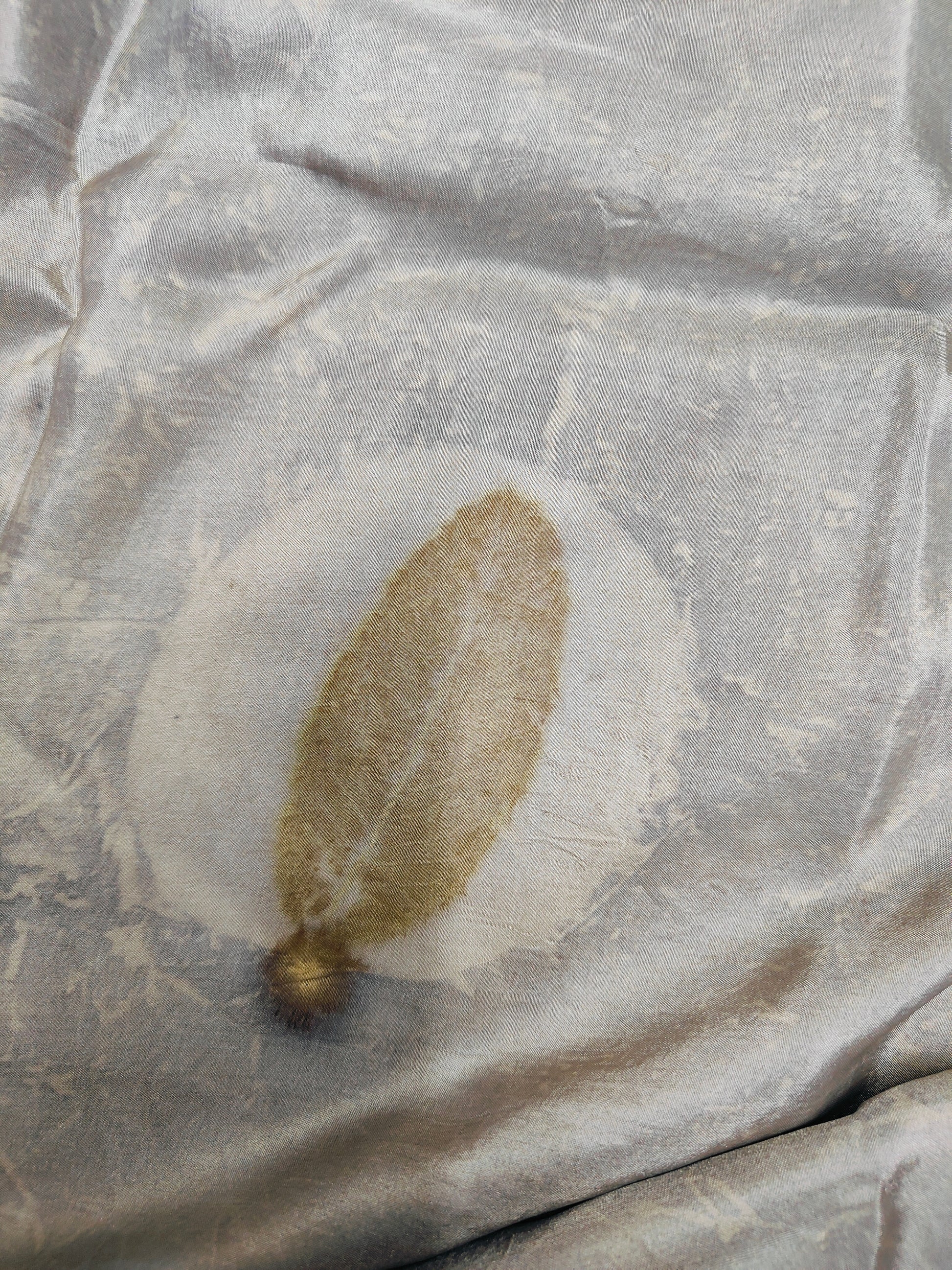 Graphite Gleam Pure Silk Fabric