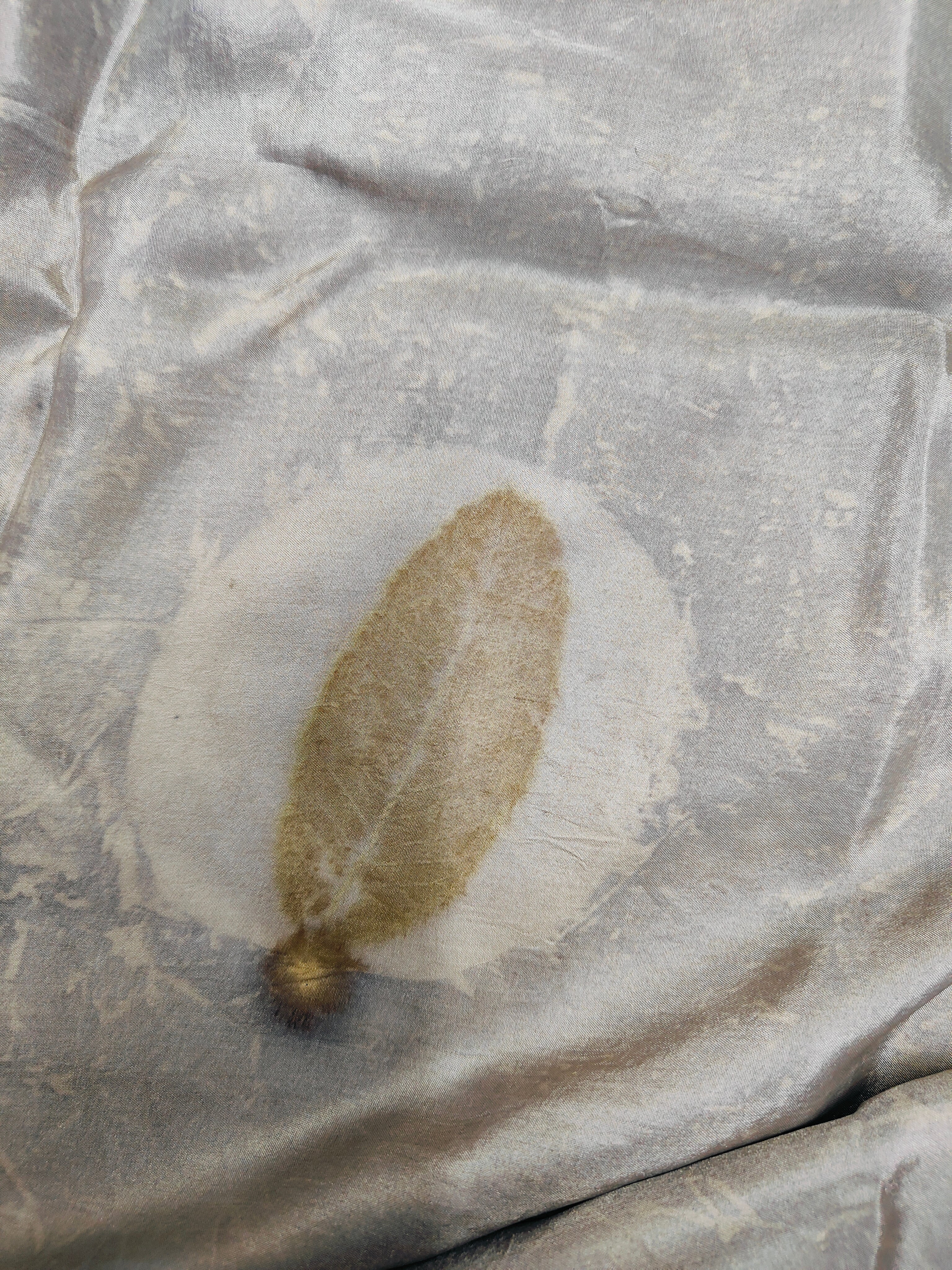 Graphite Gleam Pure Silk Fabric
