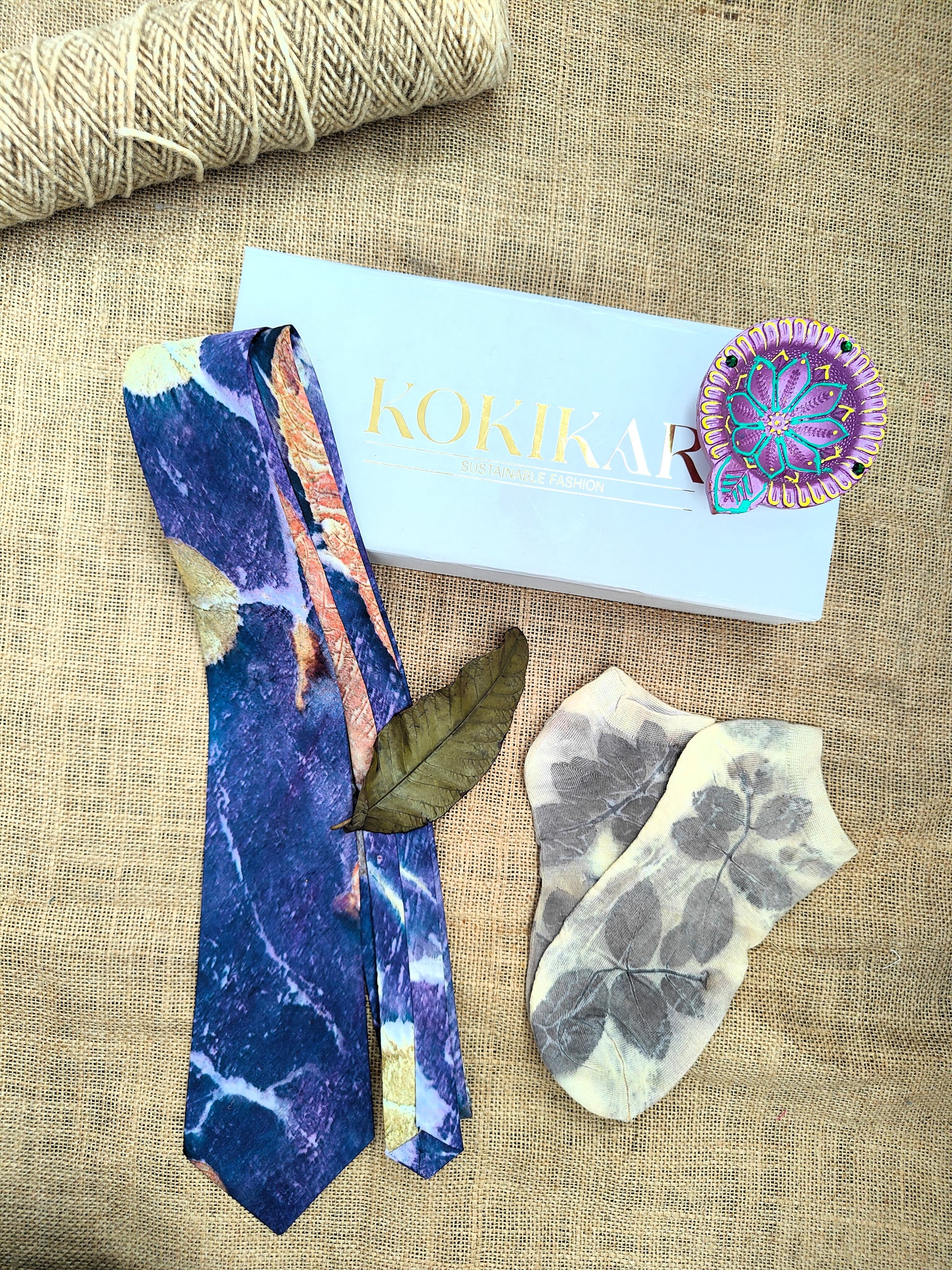 Diya Ecoprinted Gift Hamper