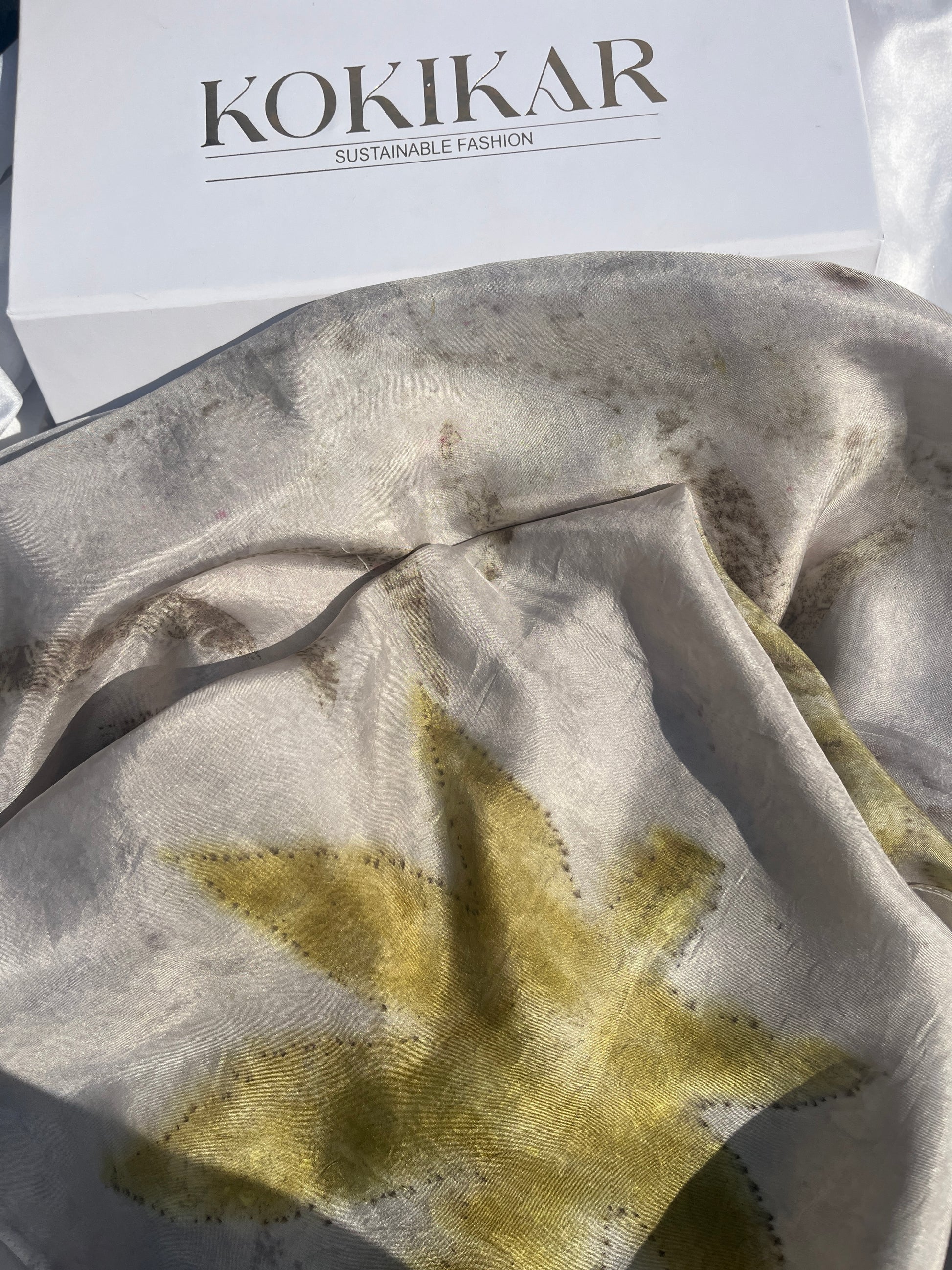 A pure silk scarf