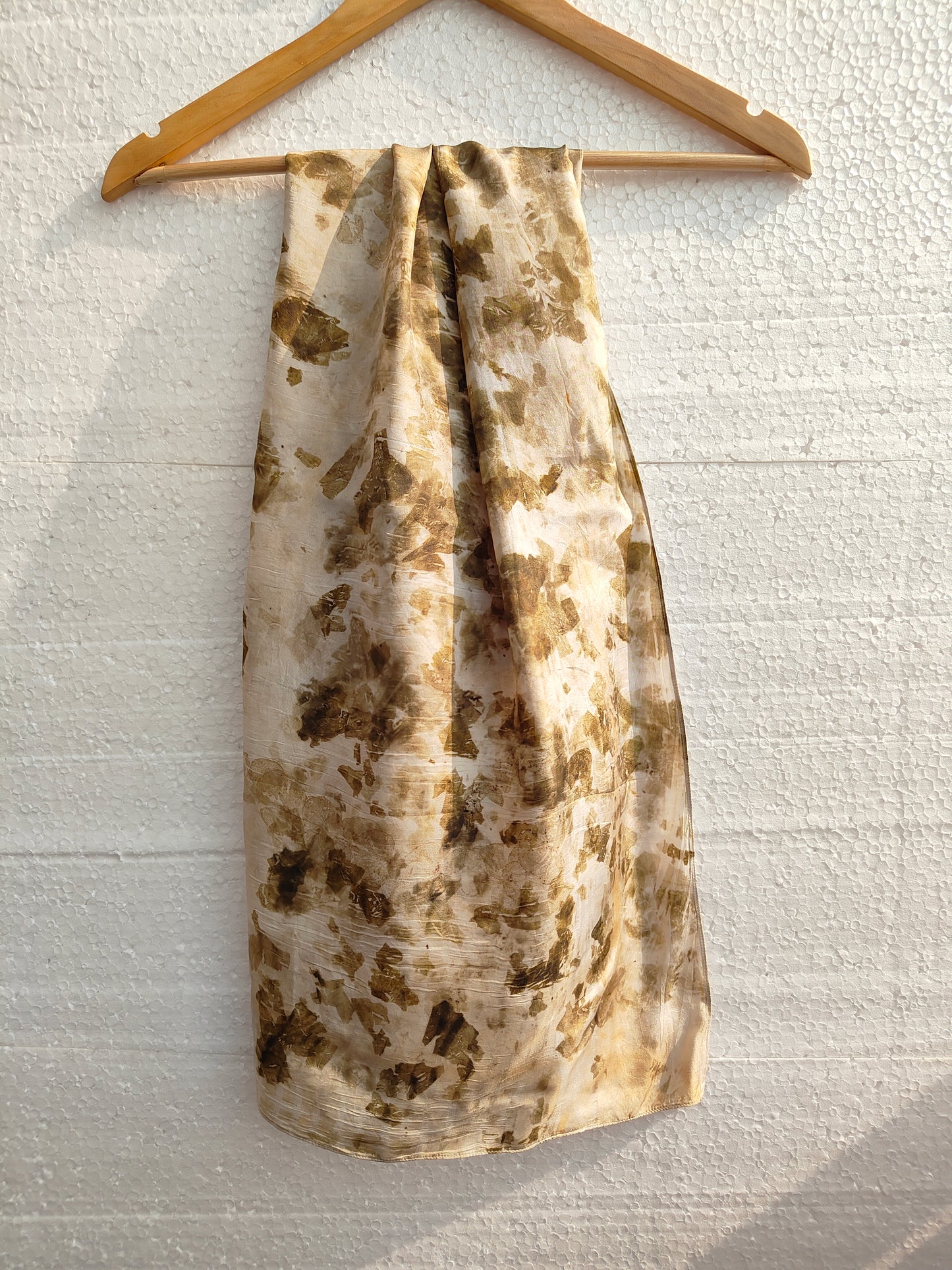 Marigold & Onion Skins Pure Silk Scarf