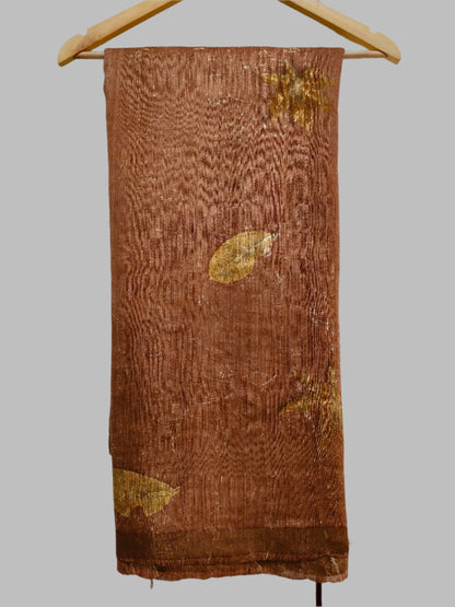 Sandstone Drape Matka Silk Saree